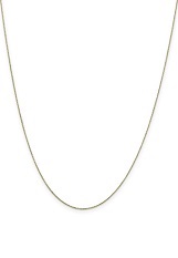 fine little dc cable yellow gold childrens necklace